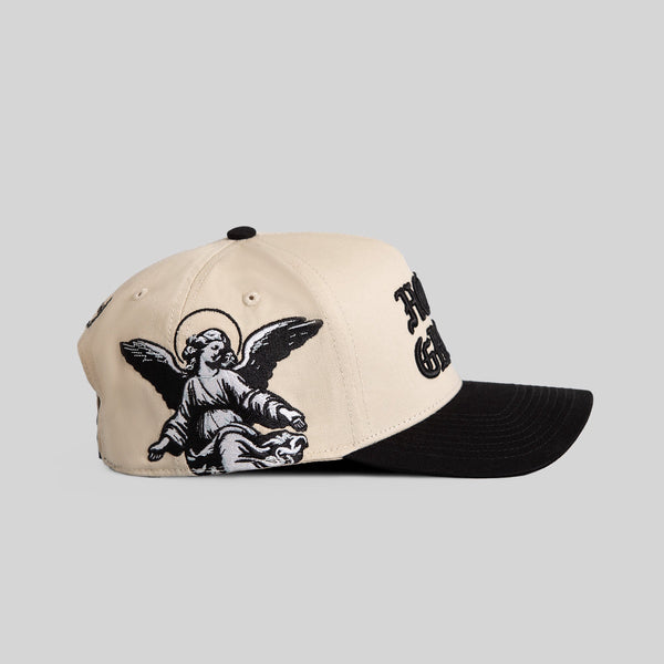 Forever21 HOLY GRAIL SAND BLACK TWILL TRUCKER Beige