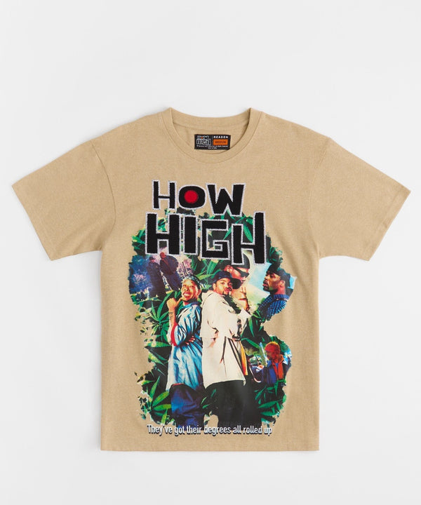 Forever21 How High Degrees Embroidered Short Sleeve Tee - Black TAN