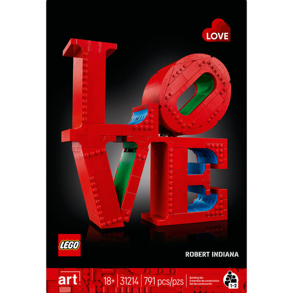 Forever21 LEGO® Art LOVE Gift For Couples And Home Decor Idea 31214