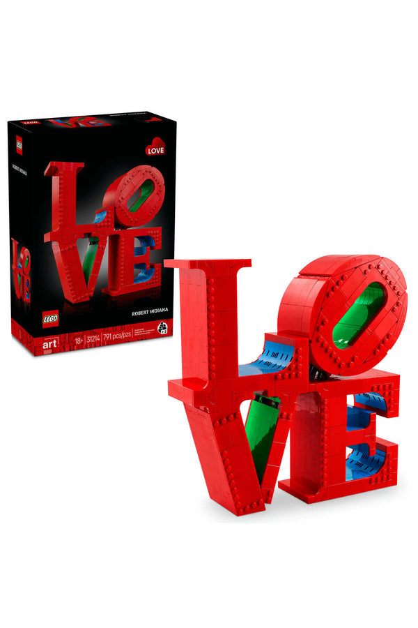 Forever21 LEGO® Art LOVE Gift for Couples and Home Decor Idea 31214