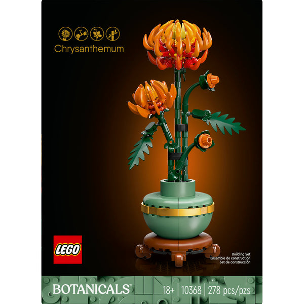 Forever21 LEGO® Icons Chrysanthemum Flower Decor Building Set 10368