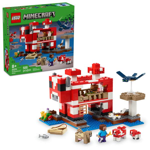 Forever21 LEGO® Minecraft® The Mooshroom House Island Gamer Kit Toy For Kids 21270
