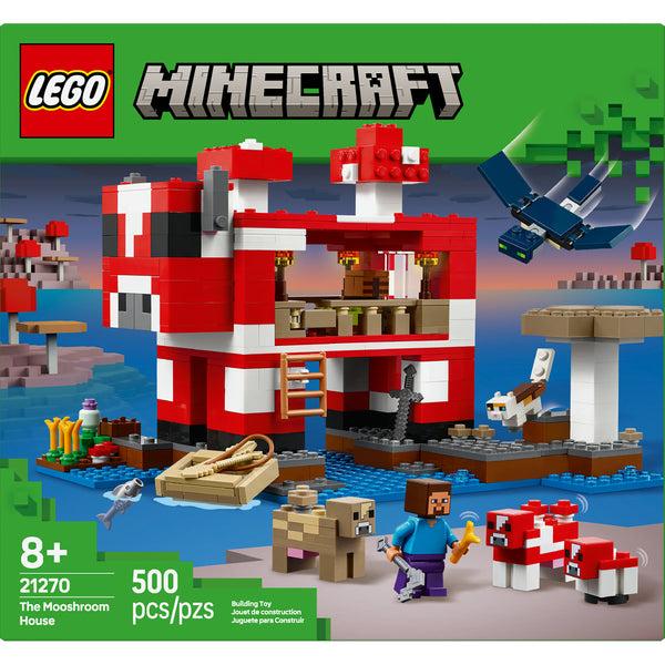 Forever21 LEGO® Minecraft® The Mooshroom House Island Gamer Kit Toy For Kids 21270