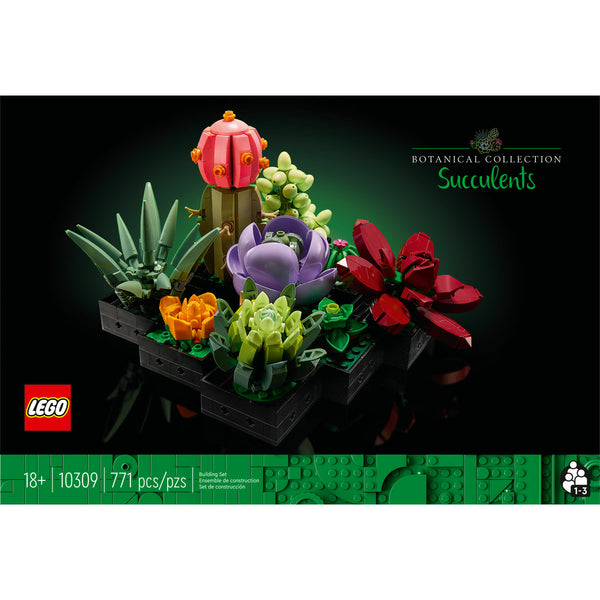 Forever21 LEGO® Succulents 10309 Plant Decor Building Kit 771 Pieces