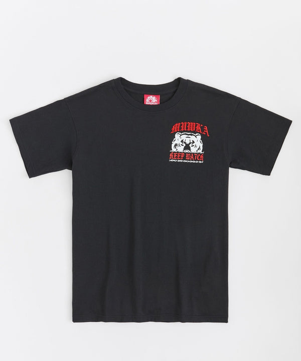 Forever21 Mishka Old English Short Sleeve Tee - Black BLACK