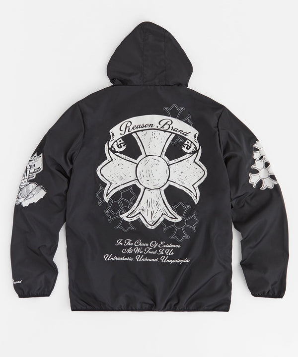 Forever21 Rebel Architects Anorak Jacket - Black BLACK