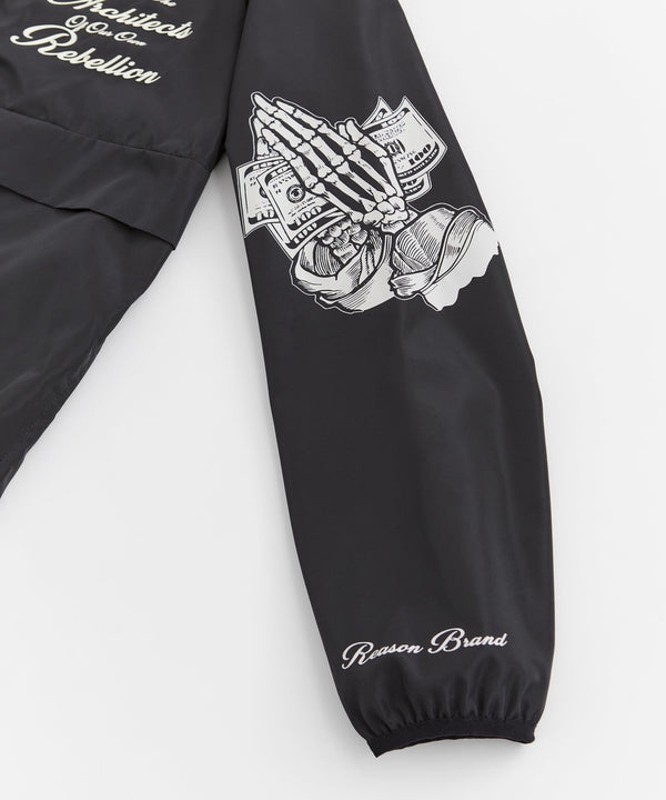 Forever21 Rebel Architects Anorak Jacket - Black BLACK