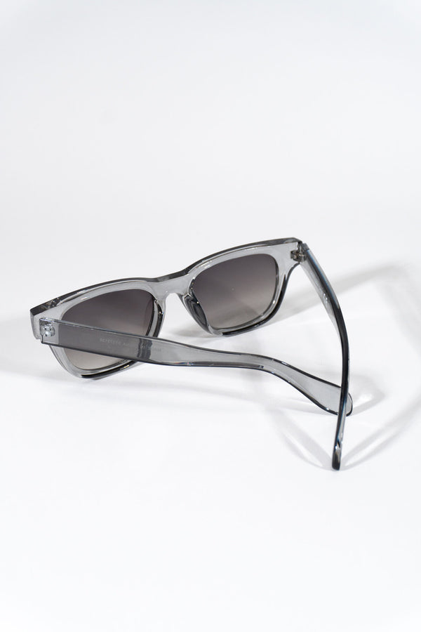 Forever21 Rectangular Gradient Sunglasses CLEAR/MULTI