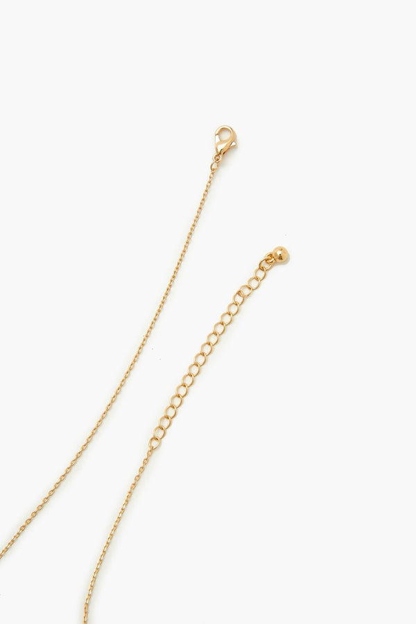 Forever21 Rhinestone Zodiac Charm Necklace GOLD/CANCER