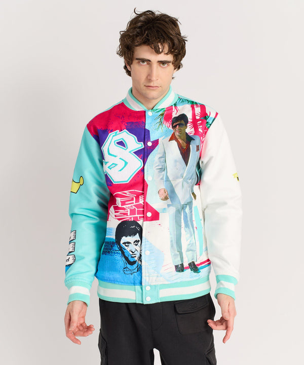 Forever21 Scarface Retro Varsity Jacket - Multi MULTI
