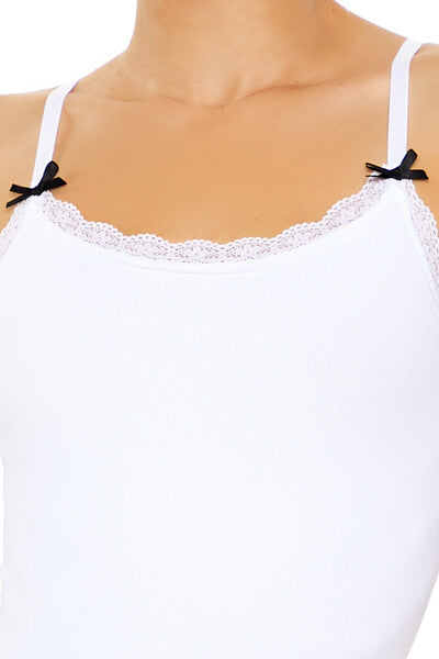 Forever21 Seamless Bow Lingerie Bodysuit WHITE/BLACK