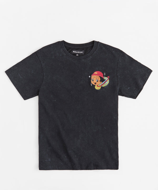 Forever21 Take What's Yours Embroidered Short Sleeve Tee - Charcoal CHARCOAL