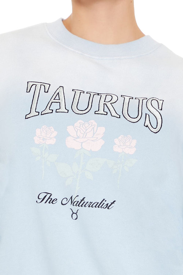 Forever21 Taurus The Naturalist Pullover STONE BLUE/MULTI