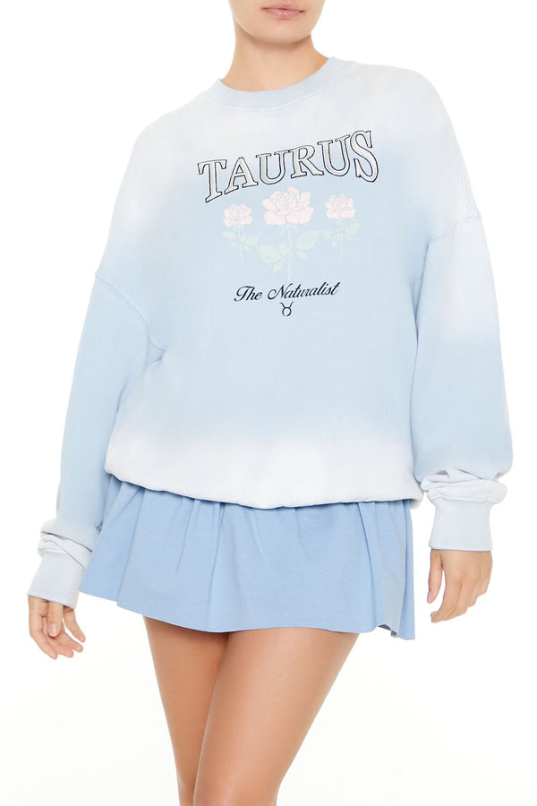 Forever21 Taurus The Naturalist Pullover STONE BLUE/MULTI