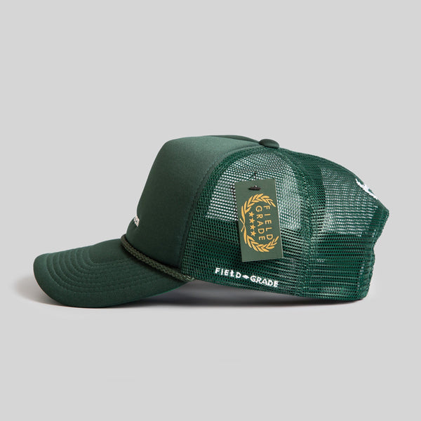 Forever21 THINK DIFFERENT FG GREEN TRUCKER HAT Green