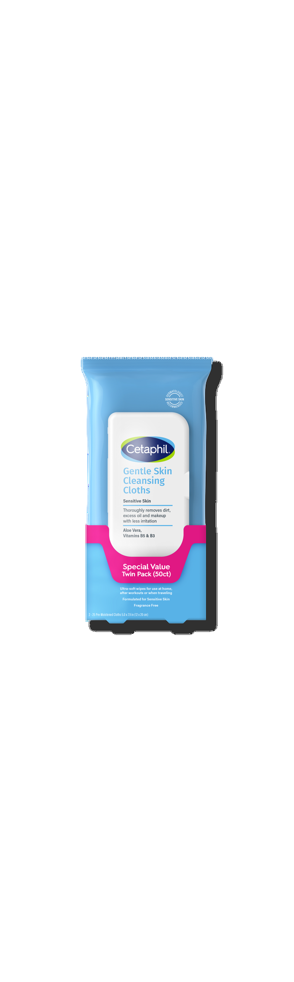 Ulta Cetaphil  Gentle Skin Cleansing Cloths Twin Pack