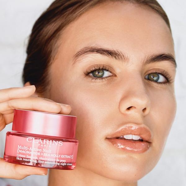 Ulta Clarins  Multi-Active Night Moisturizer For Lines Pores Glow With Niacinamide
