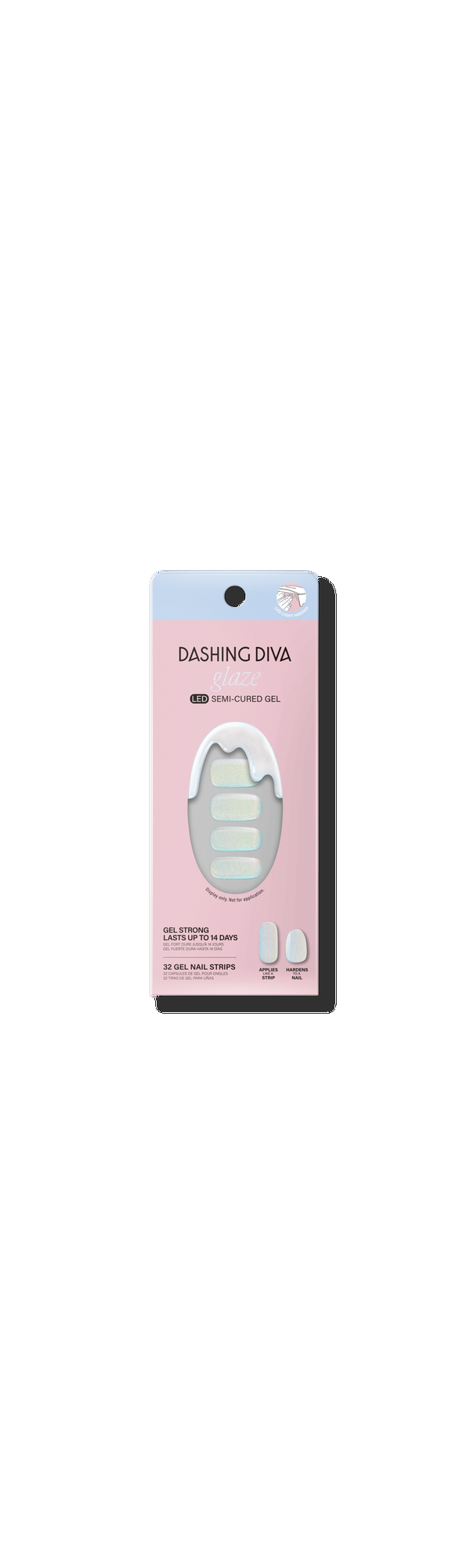 Ulta Dashing Diva  California Breeze Glaze Semi-Cured Gel Art