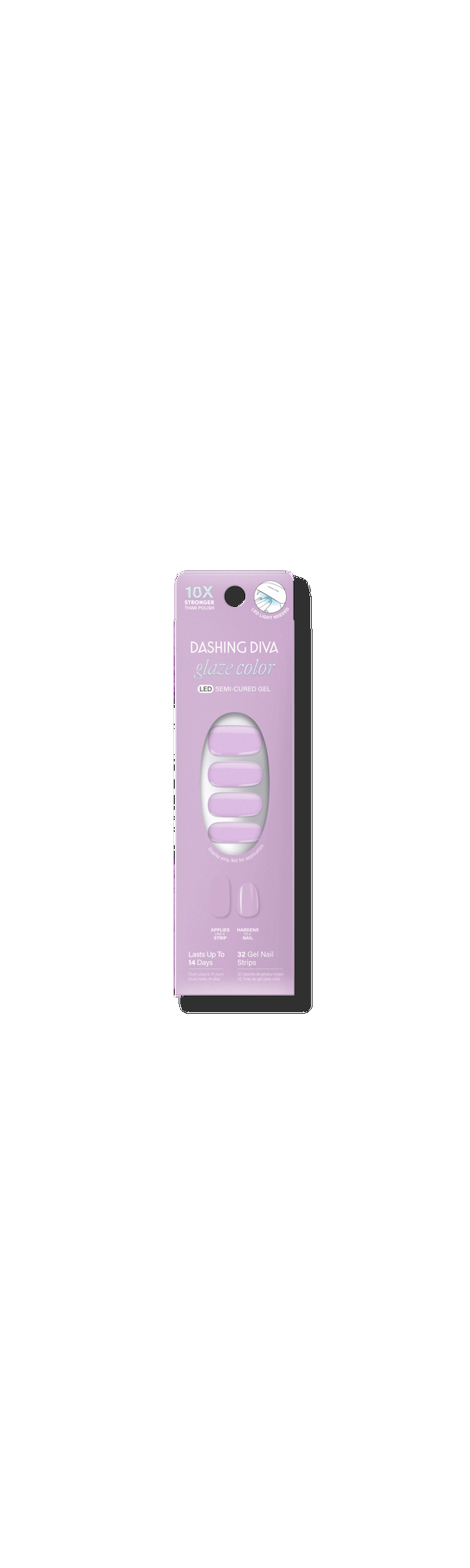 Ulta Dashing Diva  Glaze Color Semi-Cured Gel Nail Strips
