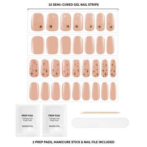 Ulta Dashing Diva  GLAZE DESIGN Semi-Cured Gel Nail Polish Stickers