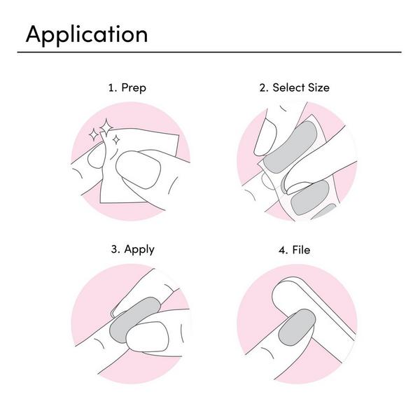 Ulta Dashing Diva  Gloss Ultra Shine Gel Nail Strips Cottage Charm