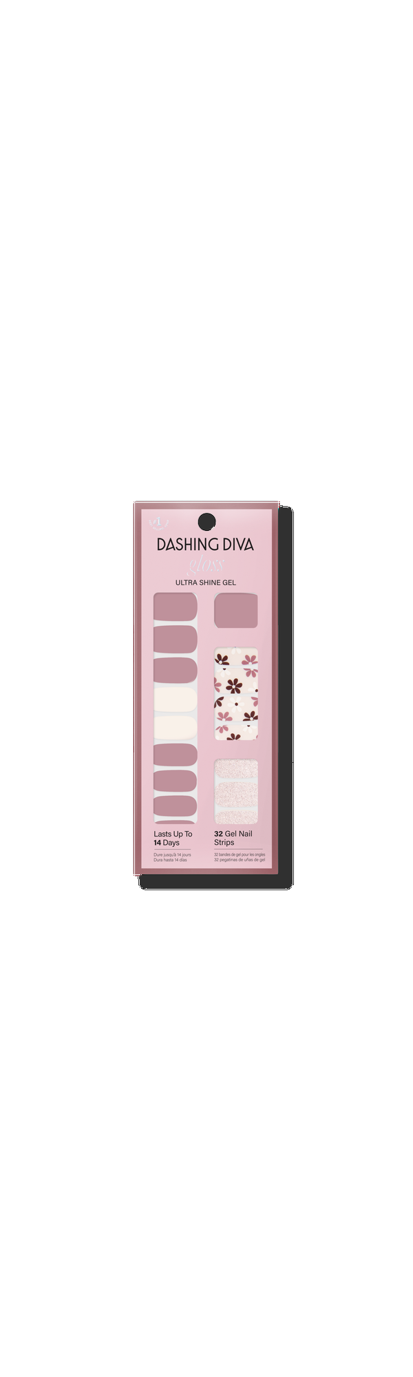 Ulta Dashing Diva  Mocha For 2 GLOSS Gel Nail Polish Strips