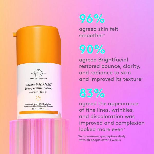 Ulta Drunk Elephant  Bouncy Brightfacial Brightening Mask