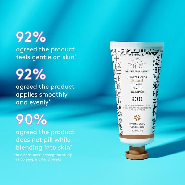 Ulta Drunk Elephant  Umbra Mineral Cream SPF 30 Tinted Face Sunscreen