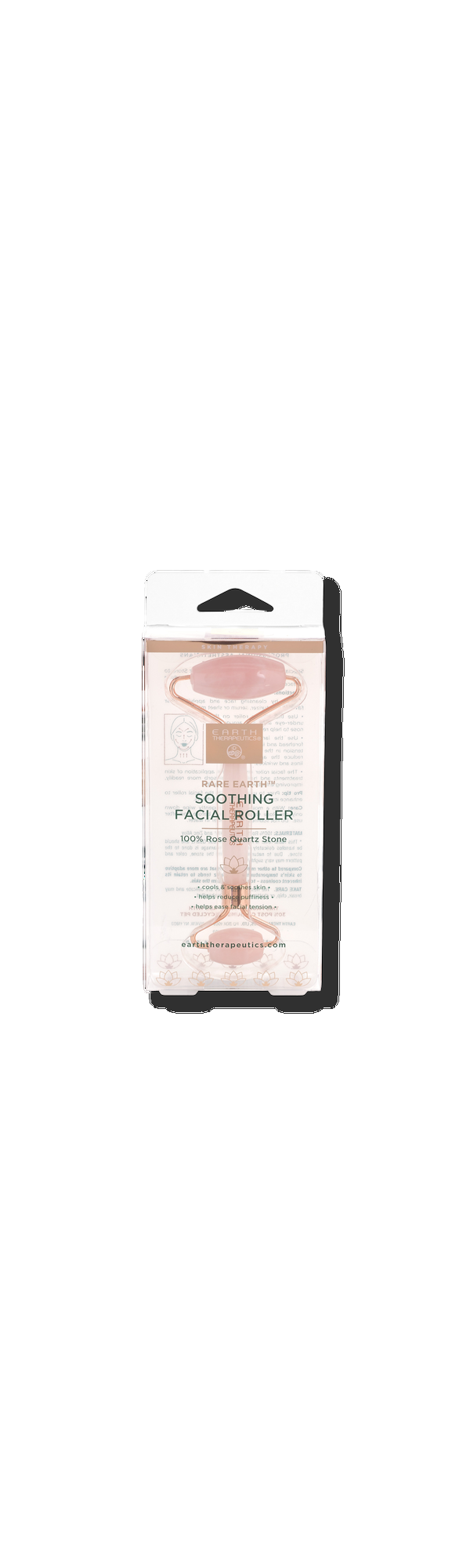 Ulta Earth Therapeutics  Soothing Facial Roller Rose Quartz Stone