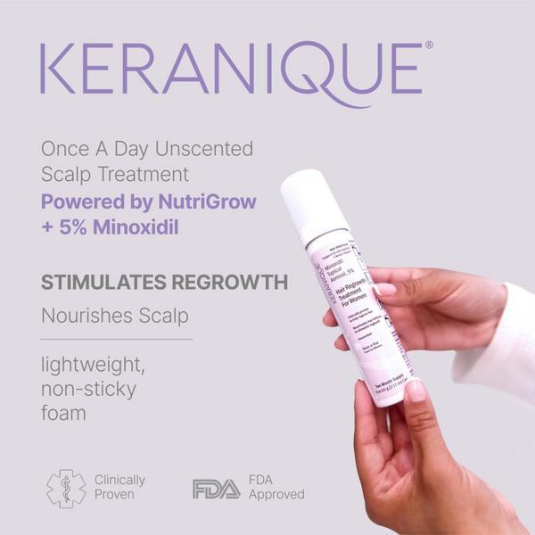 Ulta Keranique  Hair Regrowth 5% Minoxidil Foam For Women 60-Day Supply