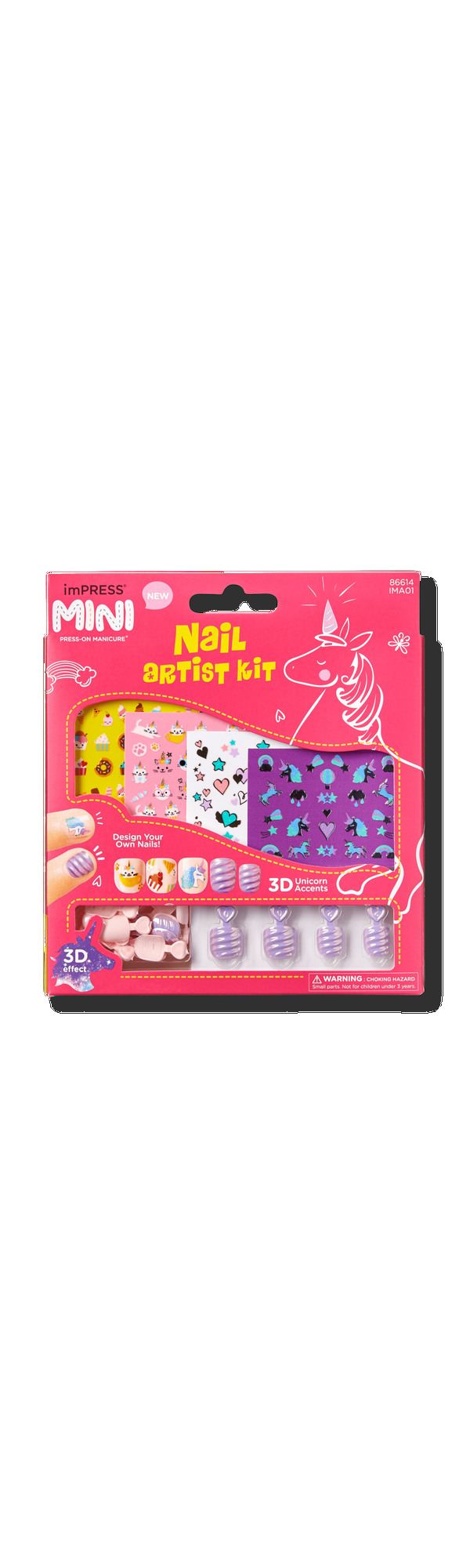 Ulta Kiss  imPRESS Mini Press-On Nails Nail Artist Kit