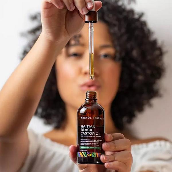 Ulta Kreyòl Essence  Haitian Black Castor Oil - Rosemary Mint