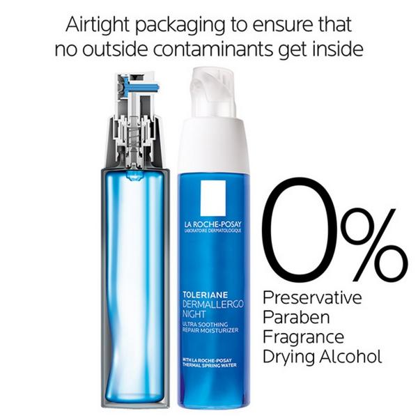Ulta La Roche-Posay  Toleriane Dermallergo Night Moisturizer For Sensitive Skin