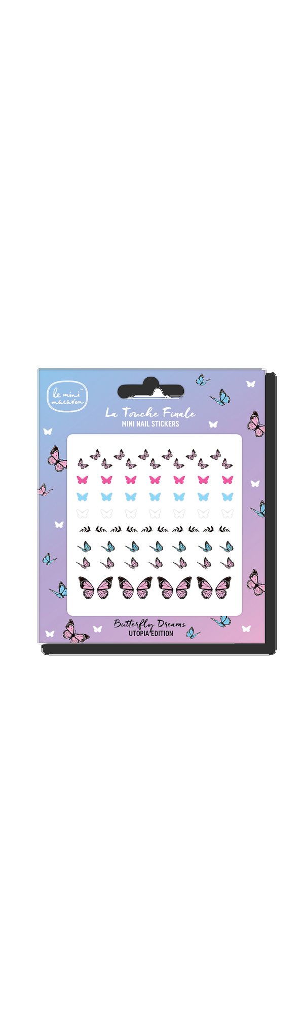 Ulta Le Mini Macaron  Mini Nail Stickers - Butterfly Dreams Utopia Edition