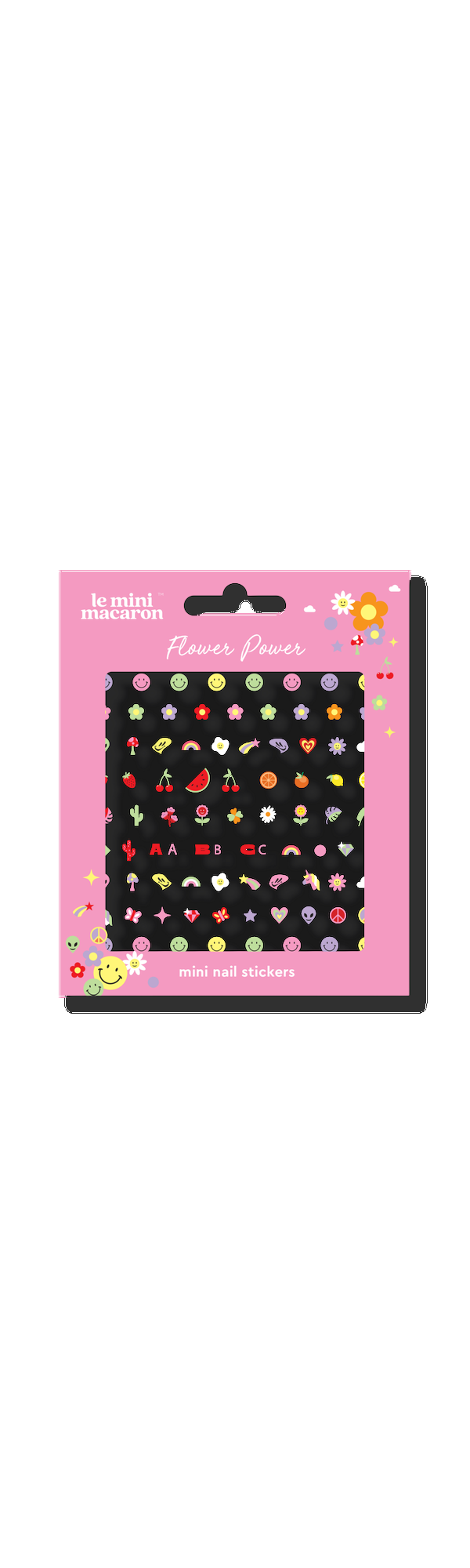 Ulta Le Mini Macaron  Mini Nail Stickers - Flower Power