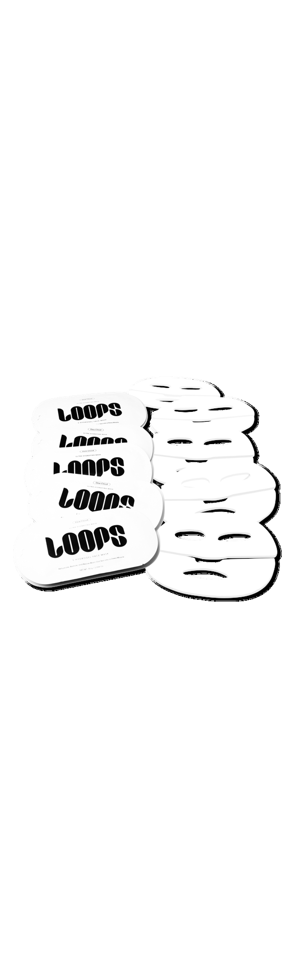 Ulta LOOPS  Dew Cloud Ultra Hydrating Face Mask 5 Piece Set