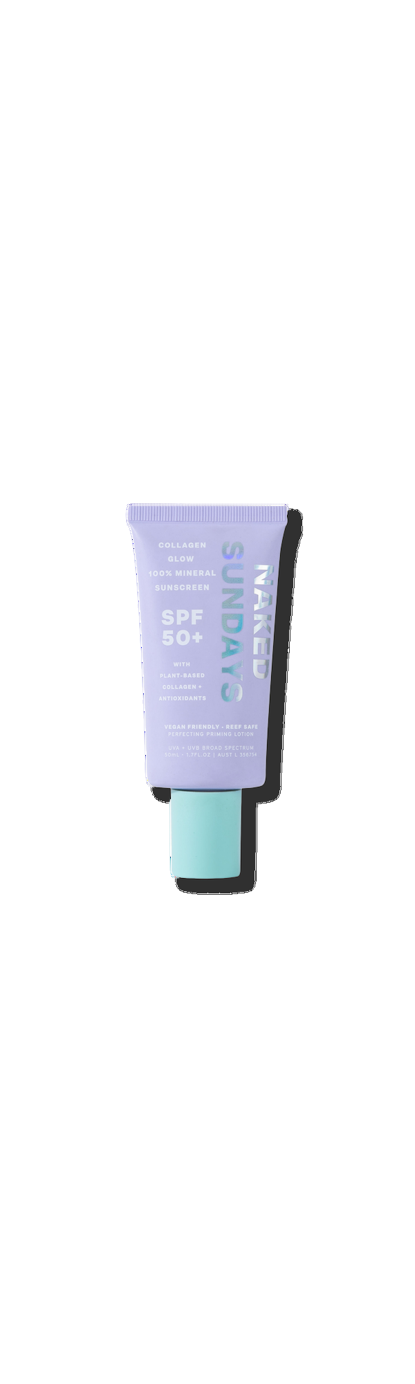 Ulta Naked Sundays  100% Mineral Primer Sunscreen SPF 50+ Lotion with Collagen