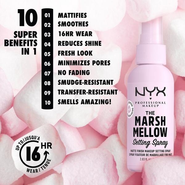Ulta NYX Professional Makeup  Marsh Mellow Matte Setting Spray