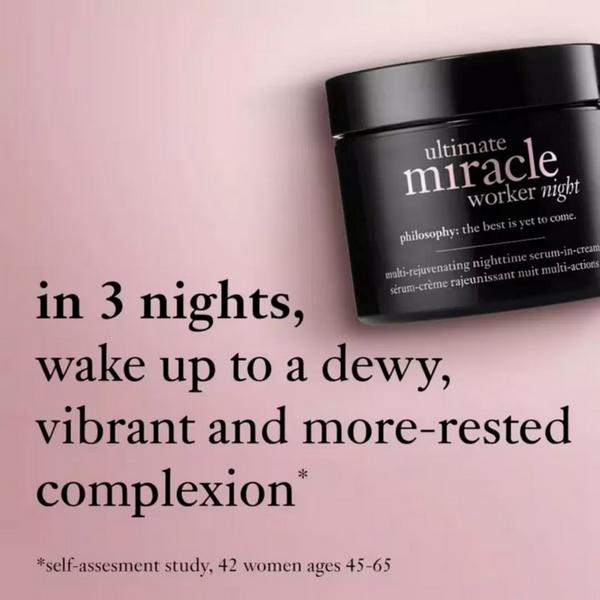 Ulta Philosophy  Ultimate Miracle Worker Nighttime Serum-in-Cream With Retinol & Ahas