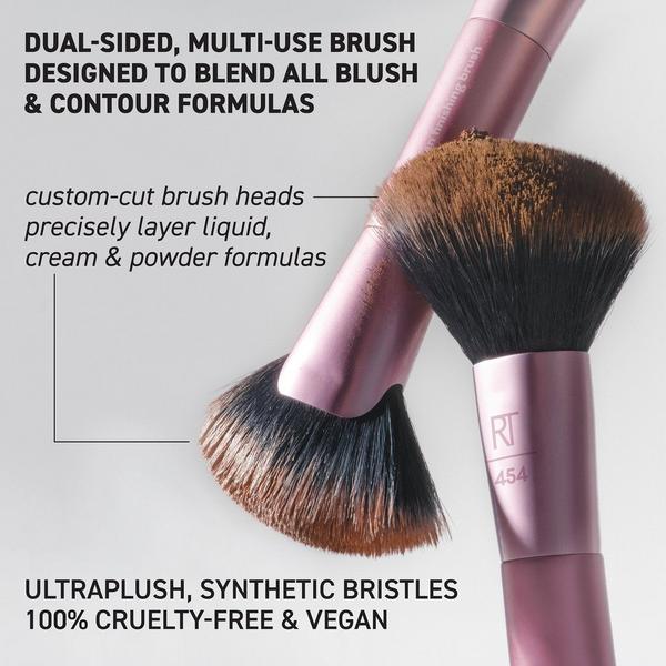 Ulta Real Techniques  Angled Fan Dual-Sided Finishing Brush