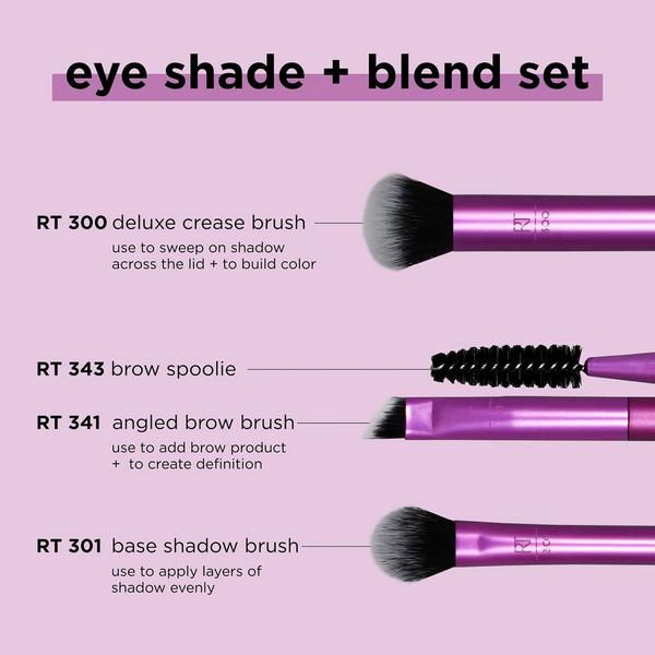 Ulta Real Techniques  Eye Shade & Blend Eye Makeup Brush Trio Set