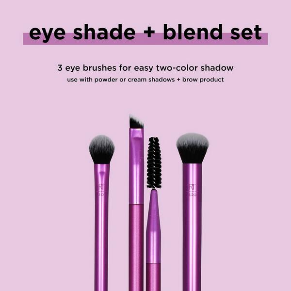 Ulta Real Techniques  Eye Shade & Blend Eye Makeup Brush Trio Set