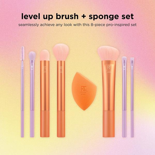 Ulta Real Techniques  Level Up Makeup Brush + Blending Sponge Set