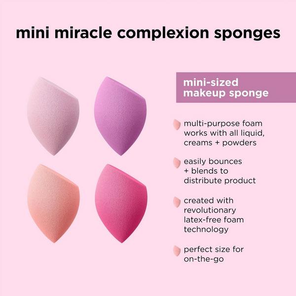 Ulta Real Techniques  Mini Miracle Complexion Sponge 4-Pack