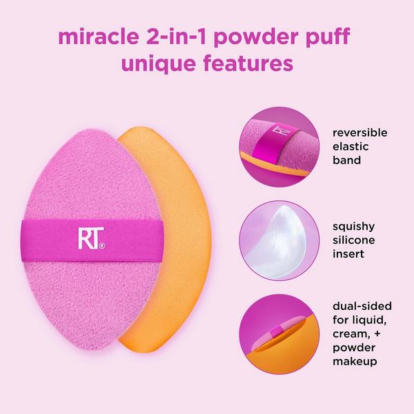 Ulta Real Techniques  Miracle 2-In-1 Dual Sided Powder Puff