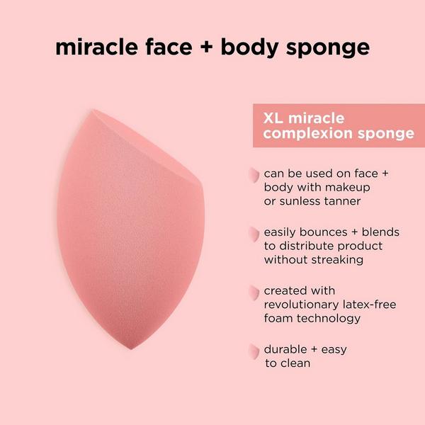 Ulta Real Techniques  Miracle Face + Body Makeup Blending Sponge