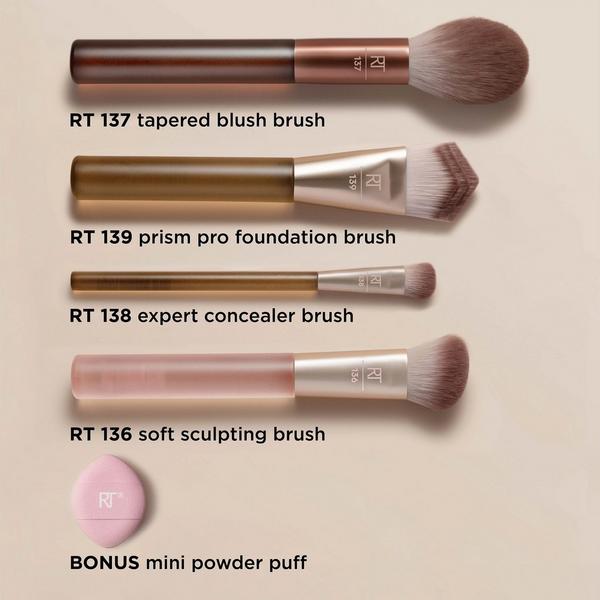 Ulta Real Techniques  New Nudes 2.0 Blurred Base Brush Set