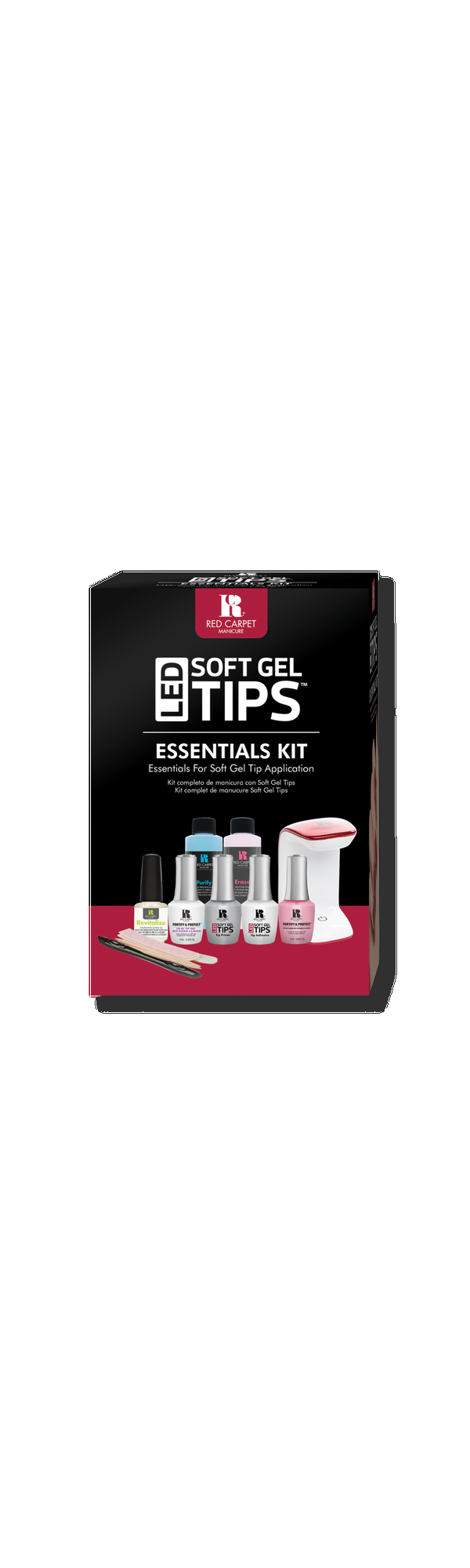 Ulta Red Carpet Manicure  LED Soft Gel Nail Tips Essential Kit
