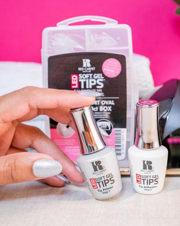 Ulta Red Carpet Manicure  LED Soft Gel Tip Adhesive Gel Coat