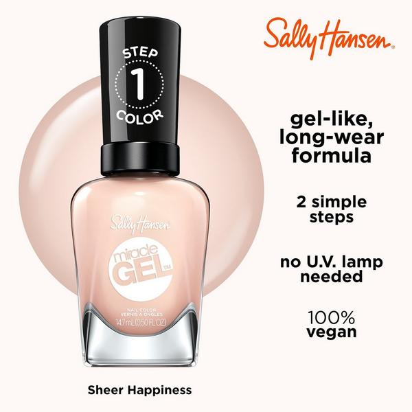Ulta Sally Hansen  Miracle Gel Nail Polish Blacks Whites & Nudes